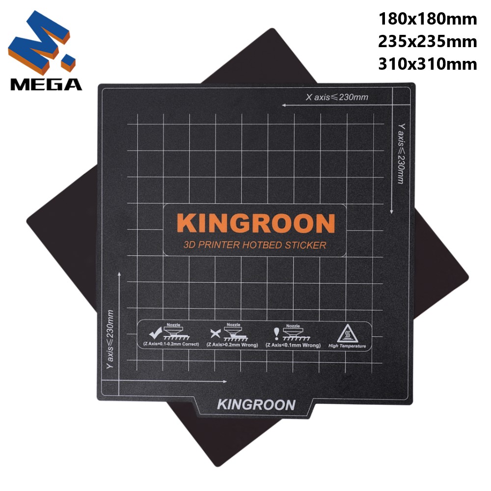 3D Printer Stand - KINGROON lit chauffant magnétique Flexible 180x1