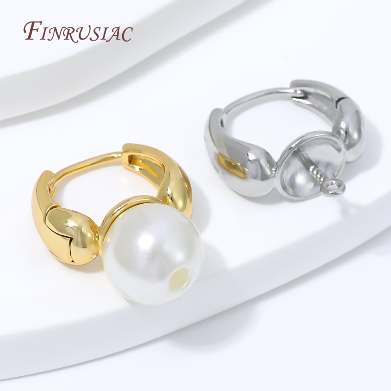 Nozzle Brass - Boucle d'oreille Huggie plaquée or 18