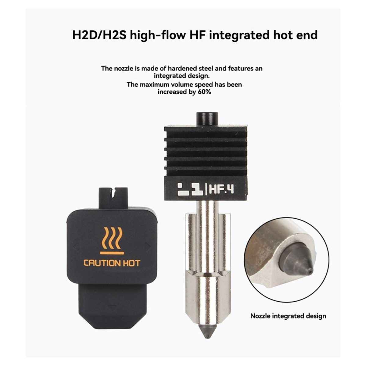 Hotend 0.4Mm - Kit Hotend A64I pour H2D H2S,
