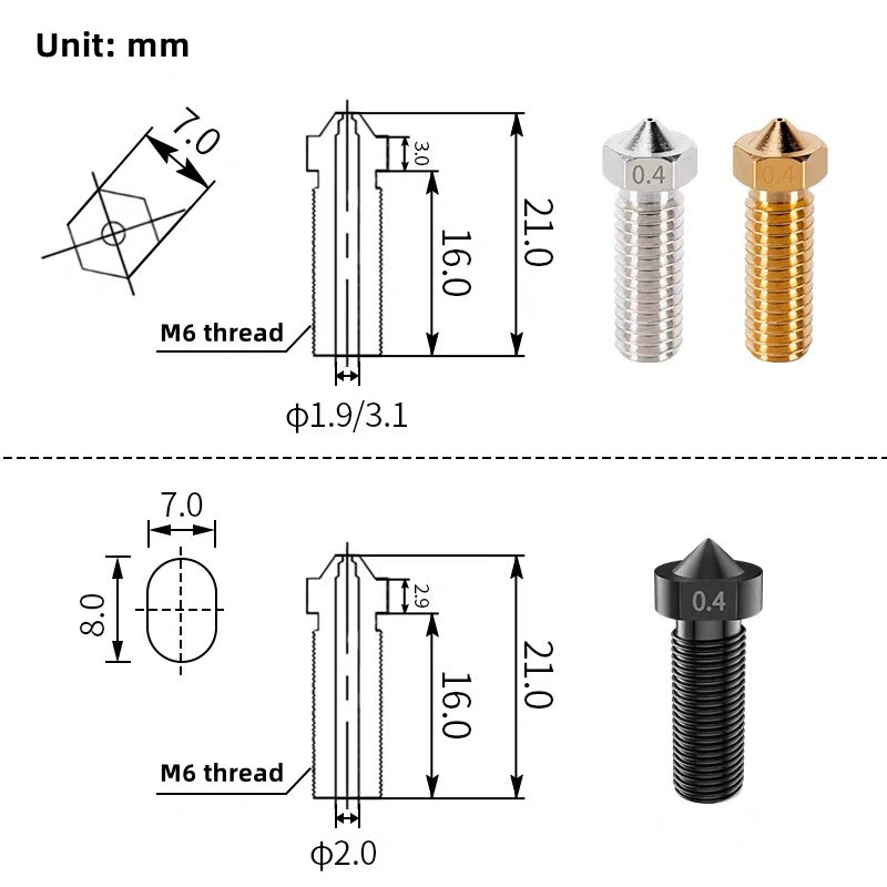 Buse volcanique pour artilleri - Direct Drive Extruder avis et prix