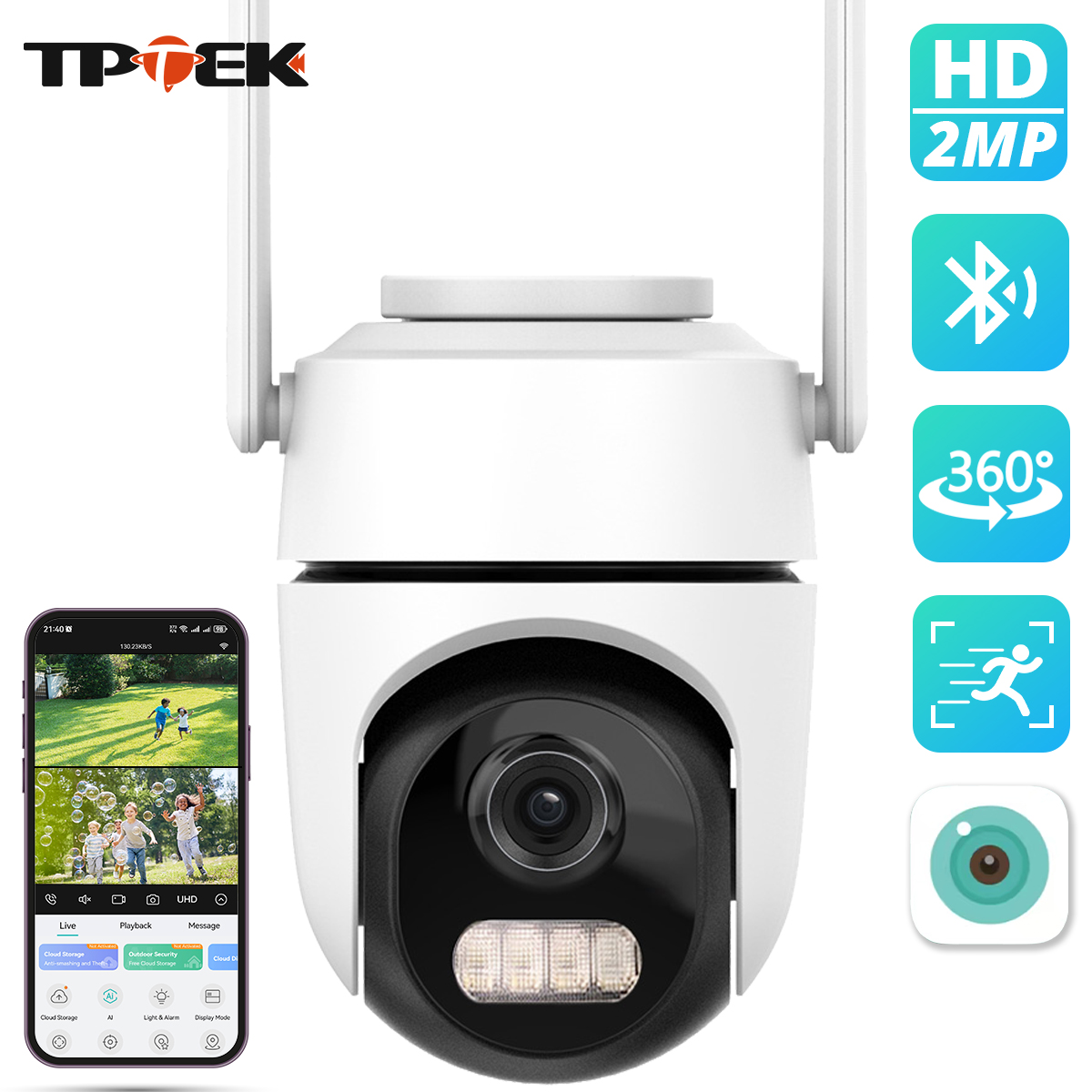 Caméra de sécurité WiFi PTZ 2M - Btt Skr Mini avis et prix