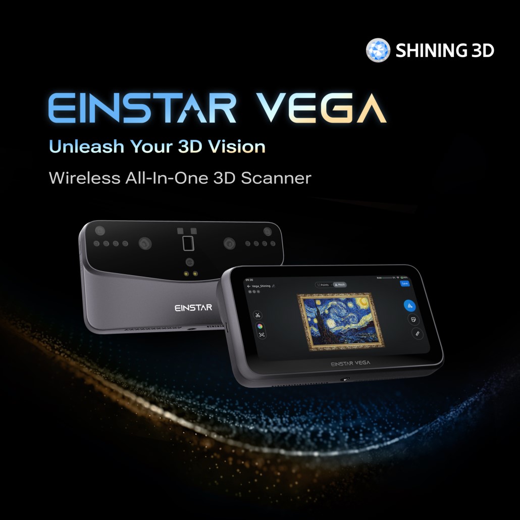 Scanner 3D portable Shining Ei - Handheld 3D Scanner High Precision avis et prix