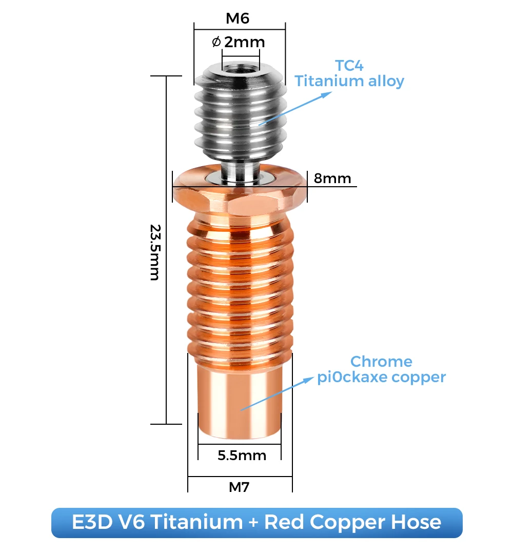 Pièces d'imprimante 3D E3D V6  - Direct Drive Extruder avis et prix