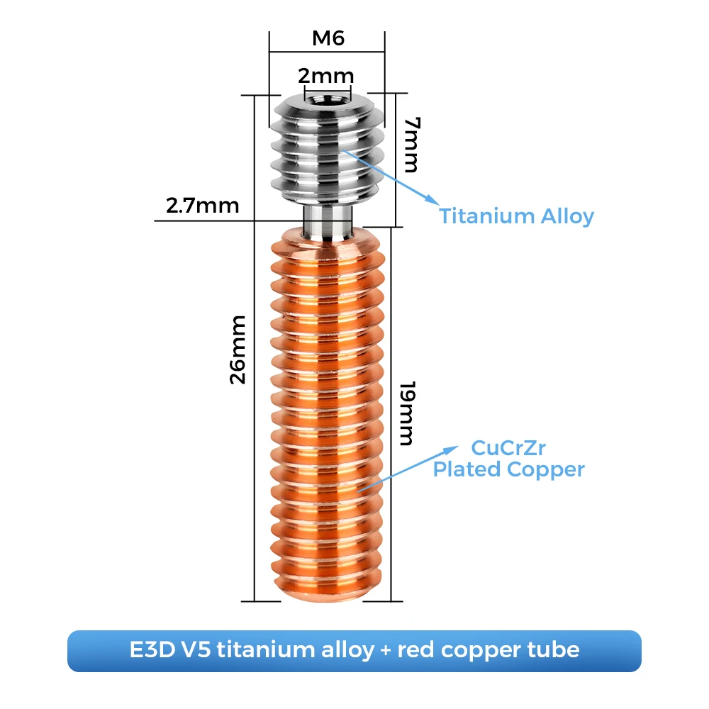 Pièces d'imprimante 3D E3D V6  - Direct Drive Extruder avis et prix