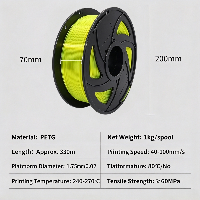 Filament pour imprimante 3D PE - Filament 1.75 avis et prix