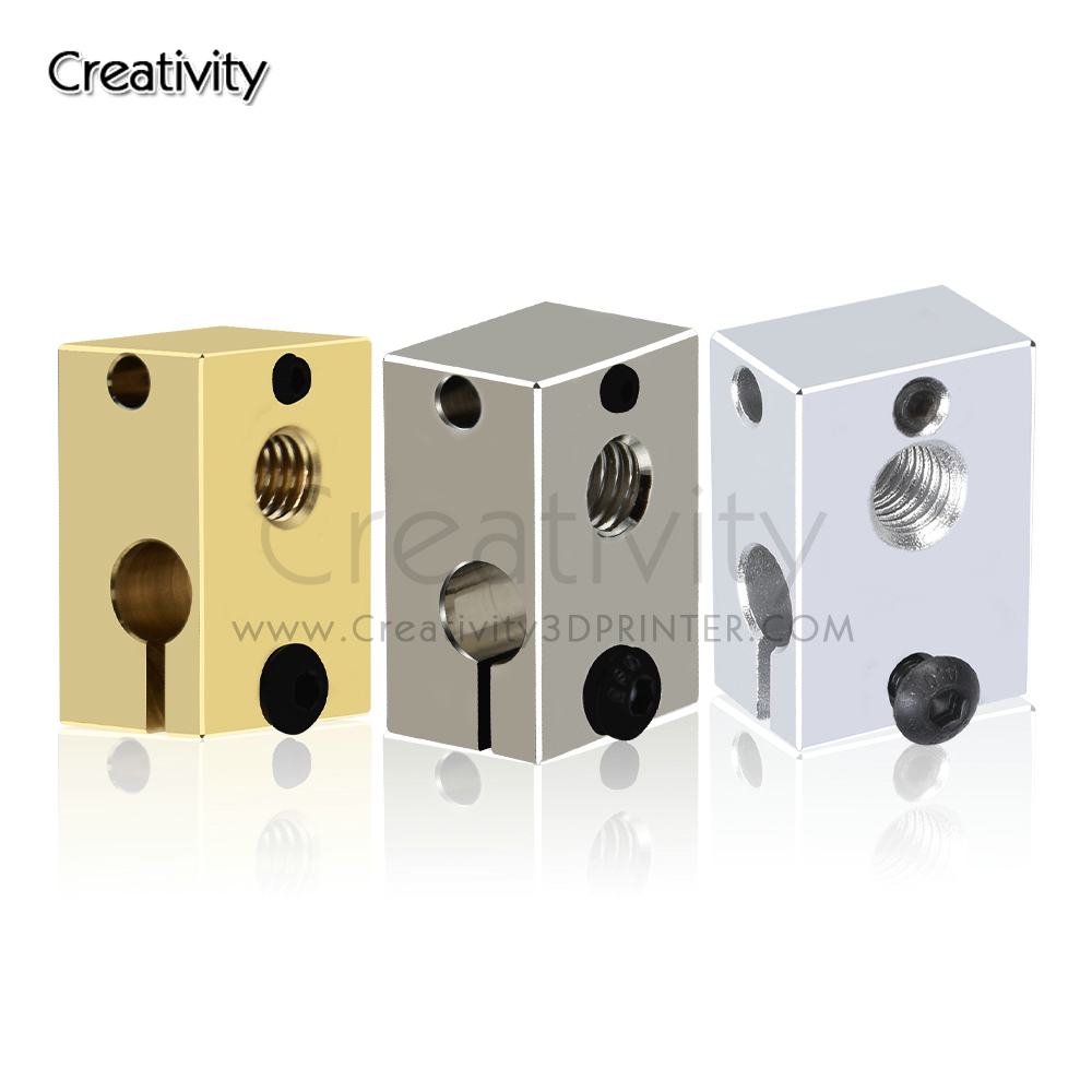 Bloc chauffant V6 PT100 en cui - Direct Drive Extruder avis et prix