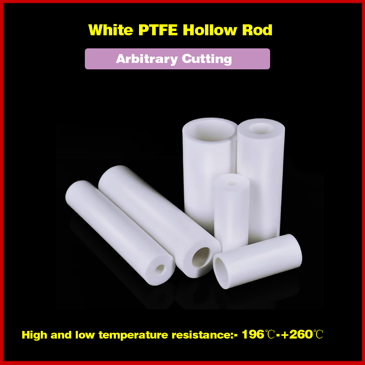 Tube en PTFE blanc ID 5-20mm,  - Ptfe Tube avis et prix