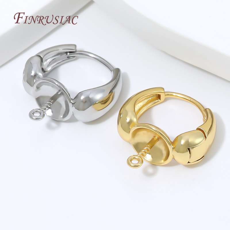Boucle d'oreille Huggie plaqué - Nozzle Brass avis et prix