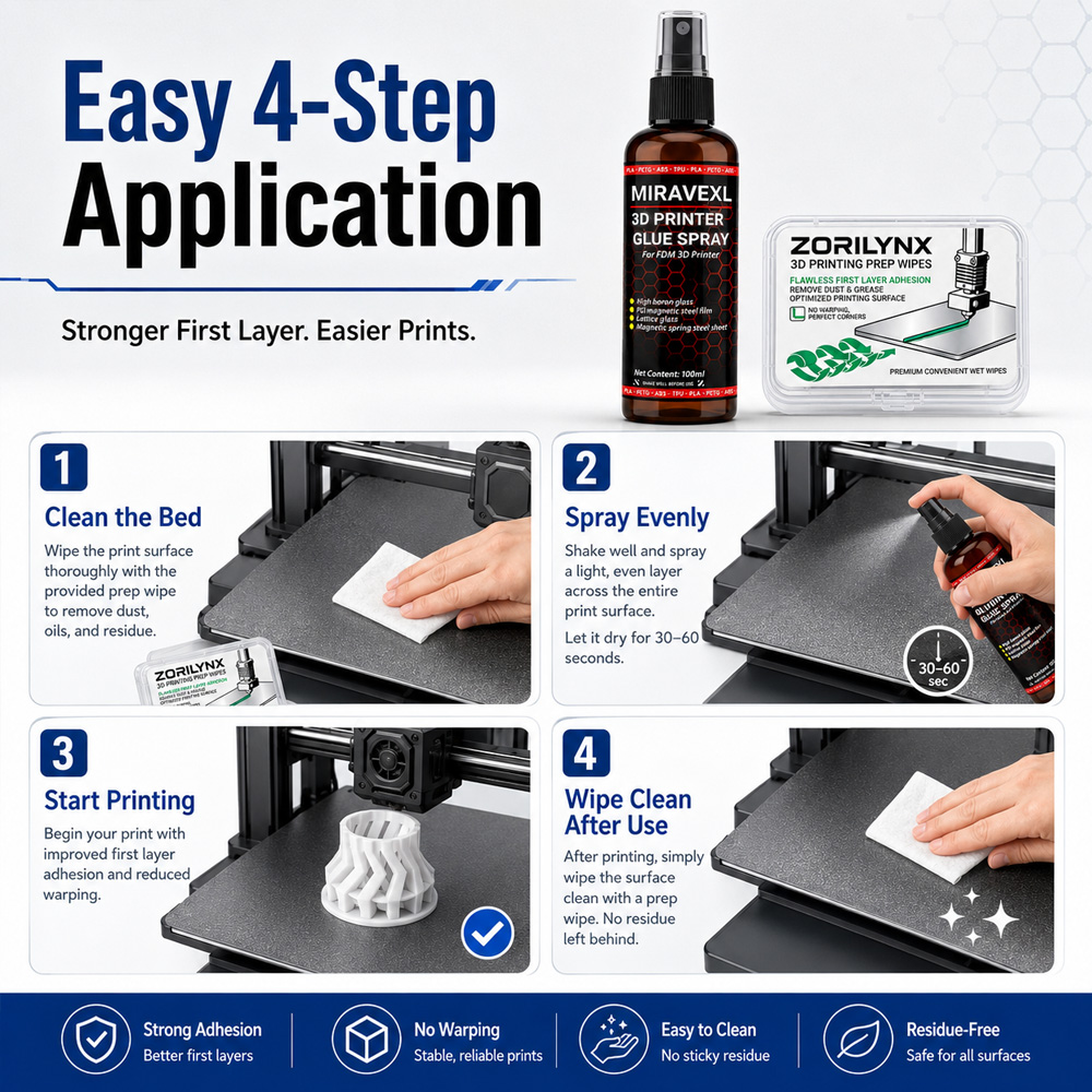 Spray adhésif anti-déformation - Fdm Printer avis et prix