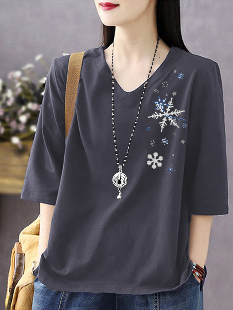 T-shirt en pur coton à col en  - Resin Vat avis et prix
